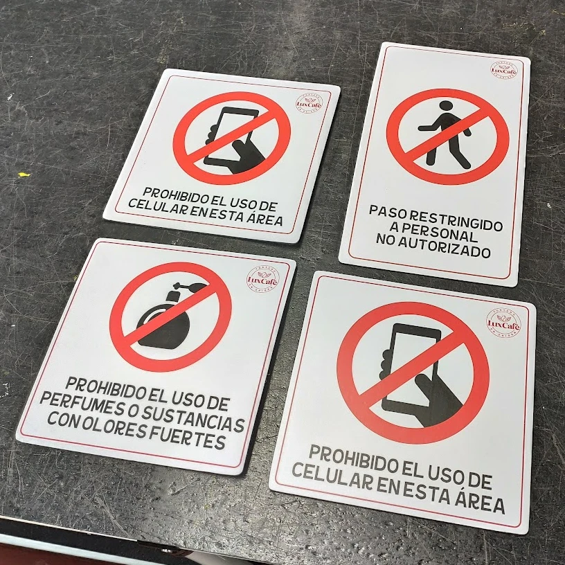 Avisos de seguridad industrial personalizables - indupro